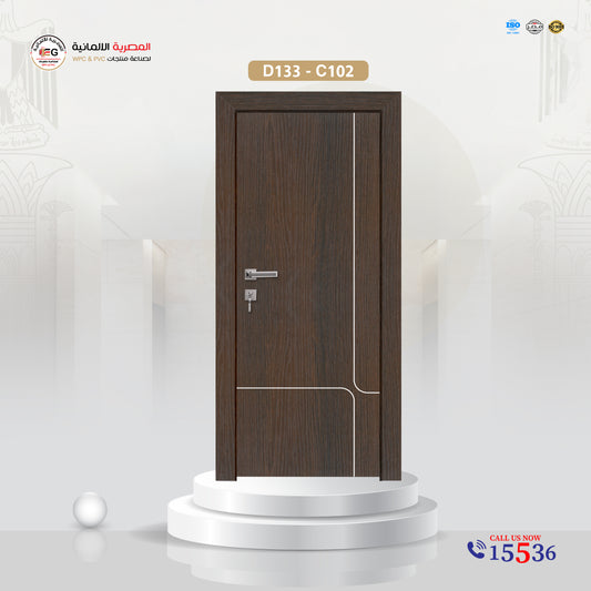 باب WPC مودرن - موديل D133