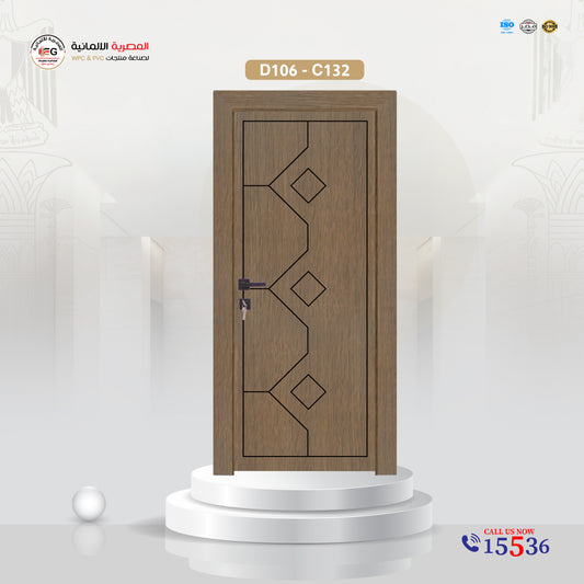 باب WPC مودرن - موديل D106