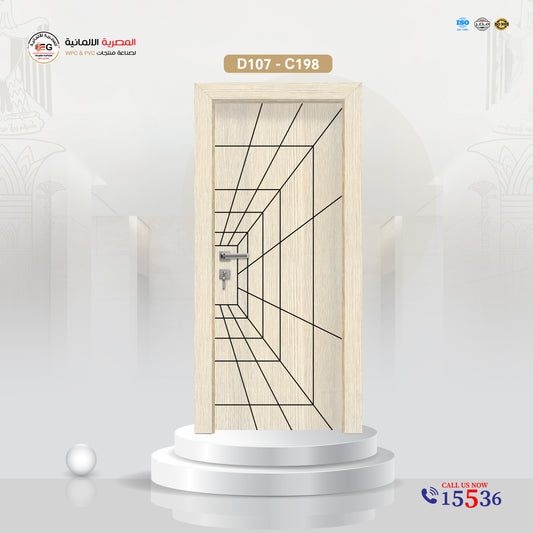 باب WPC مودرن - موديل D107