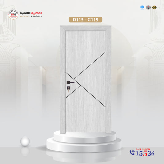 باب WPC مودرن - موديل D115